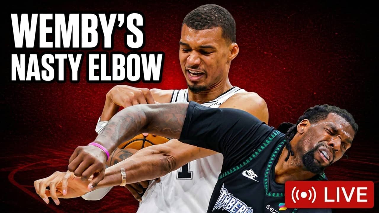 Wemby's Elbow Suspension? LIVE Show