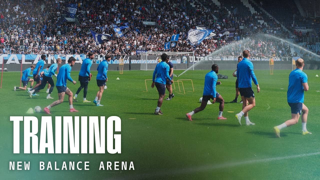 Allenamento alla New Balance Arena