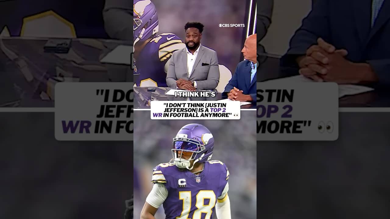 Do you agree with Leger on this take? 🤔 #nfl #vikings #justinjefferson