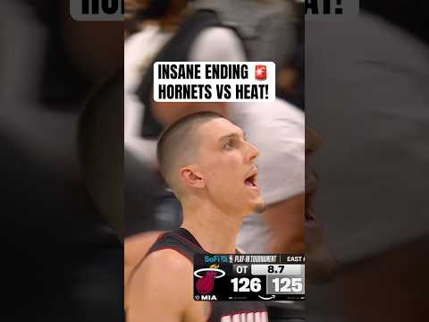 Wild end of game Hornets vs Heat!