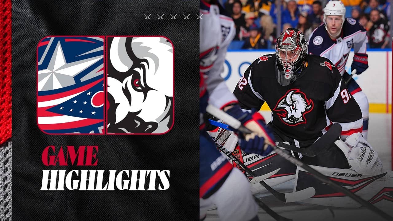 Colten Ellis First-Career Shutout! | Sabres Beat Blue Jackets 5-0 | Buffalo Sabres