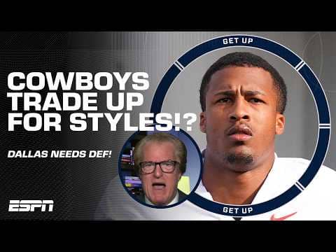 Cowboys should TRADE UP to draft Sonny Styles!? Mel Kiper Jr. says Dallas NEEDS defense 😮 | Get Up