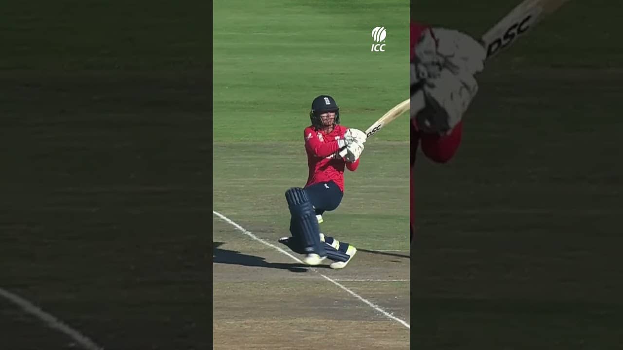 Don't hit the ball near Tazmin Brits 👀 #T20WorldCup