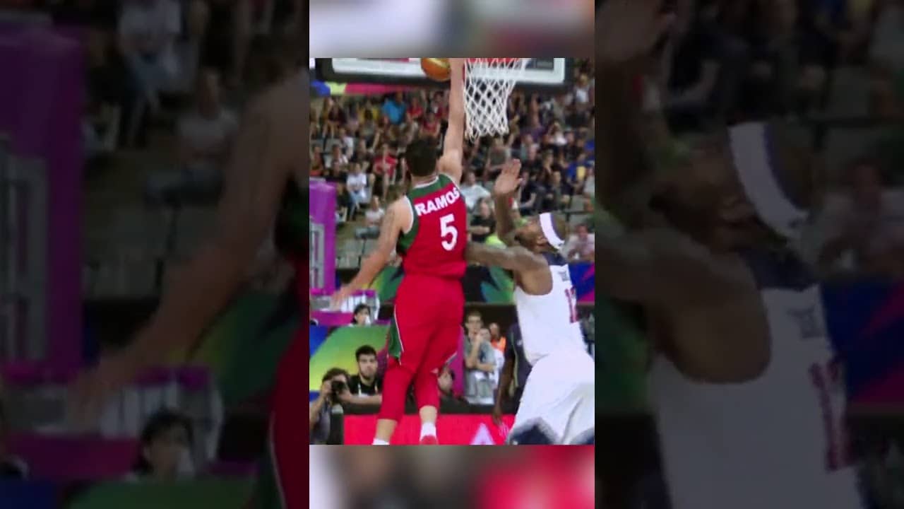 Boogie in the paint was a scary sight 😳 #FIBAWC