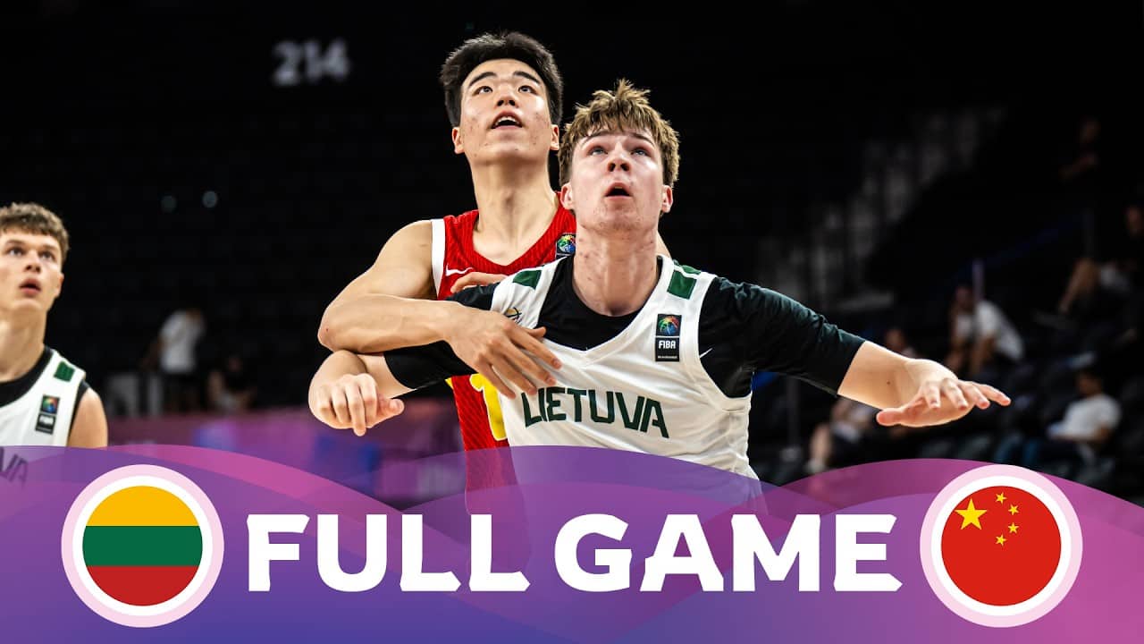 Group Phase | Lithuania v China | Full Basketball Game | FIBA U17 Basketball World Cup 2026