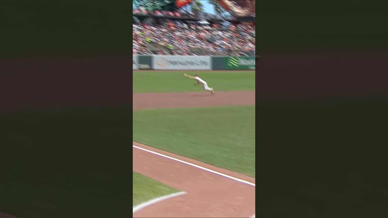 The incredible reflexes of Matt Chapman at third base