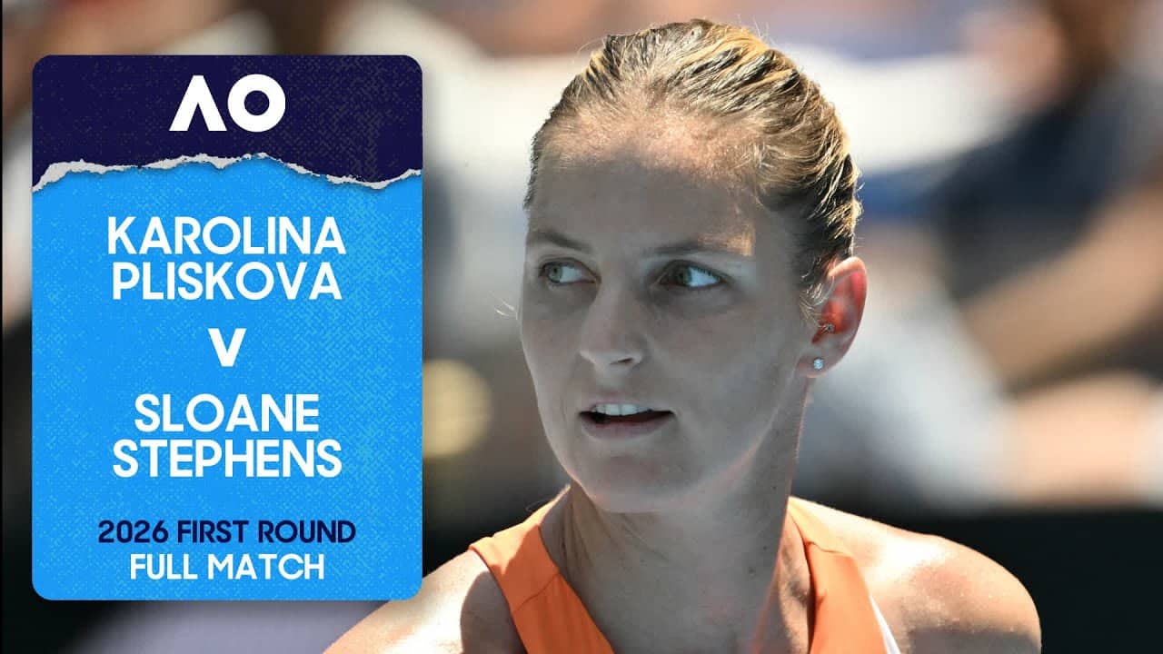 Karolina Pliskova v Sloane Stephens Full Match | Australian Open 2026 First Round