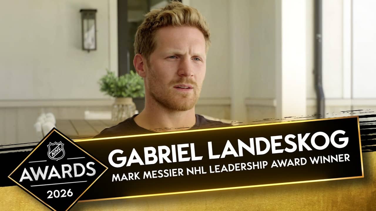 Gabriel Landeskog on winning the Mark Messier NHL Leadership Award