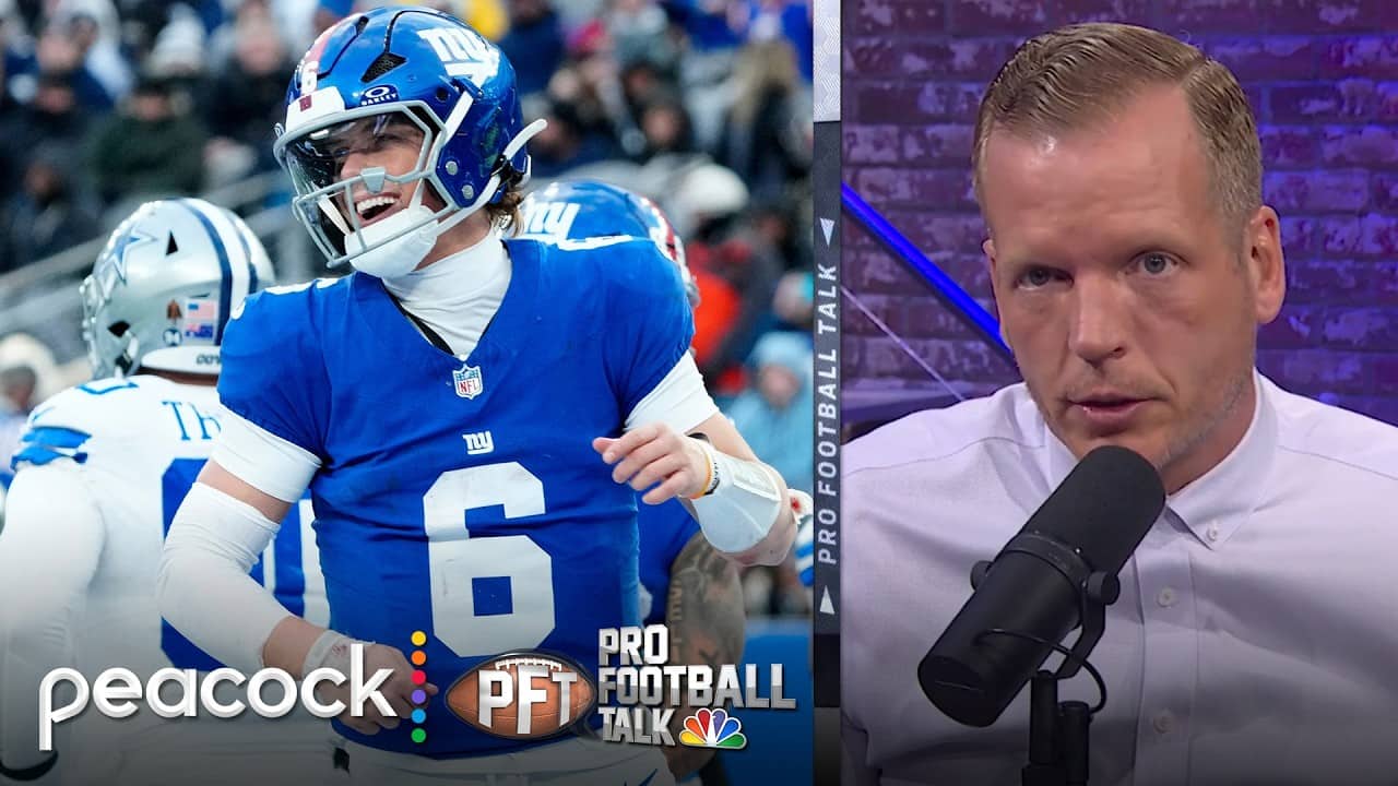 Excitement orbits New York Giants with Jaxson Dart, John Harbaugh | Pro Football Talk | NFL on NBC