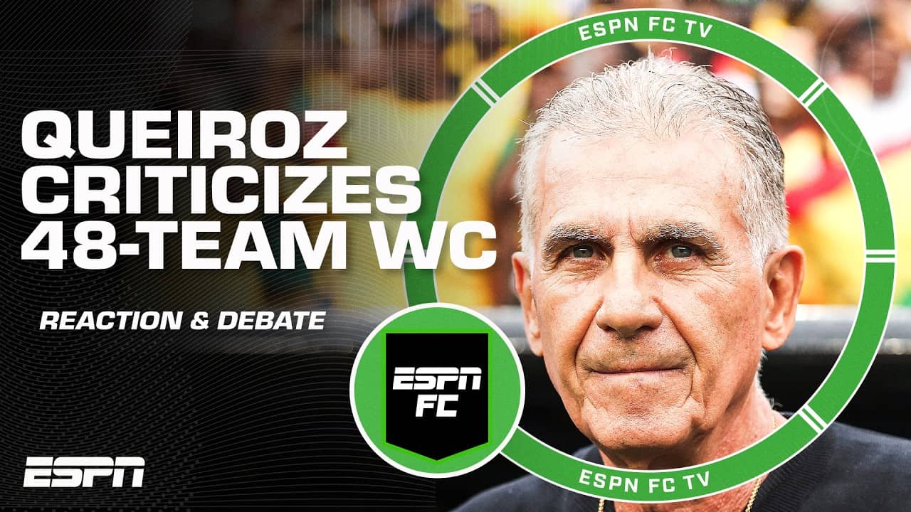 REACTION to Carlos Queiroz and Jose Mourinho criticizing the 48-team World Cup format | ESPN FC