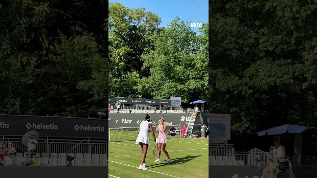 CUE THE TWIRL💃 Venus Williams & Alex Eala lock in their spot in the doubles quarterfinals! #tennis
