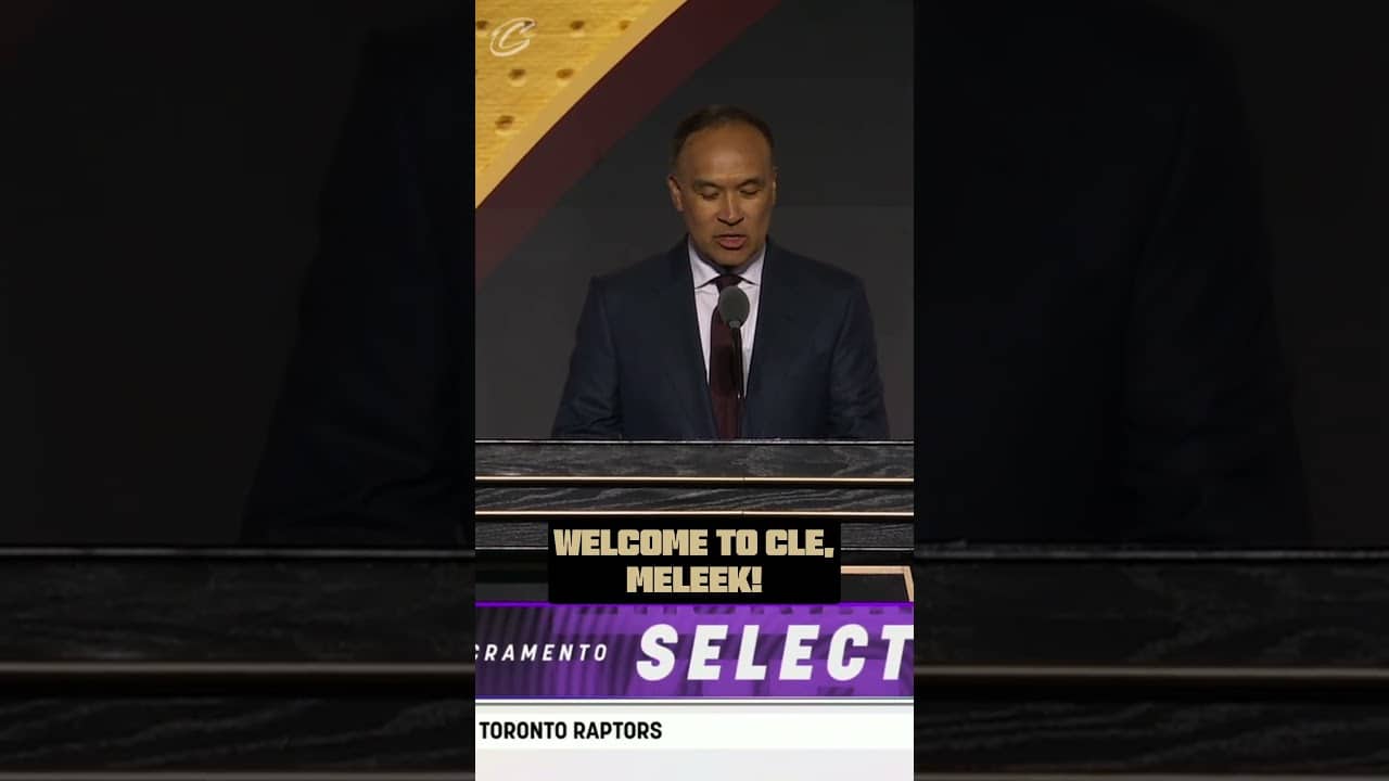 WELCOME TO THE LAND, MELEEK THOMAS! #nba #nbadraft #cavs #cleveland #basketball #clevelandcavaliers
