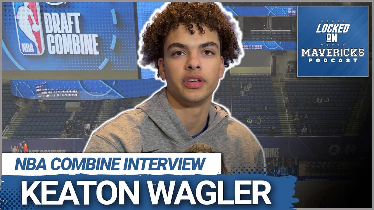 Keaton Wagler 2026 NBA Draft Combine Interview | Dallas Mavericks Draft Target?