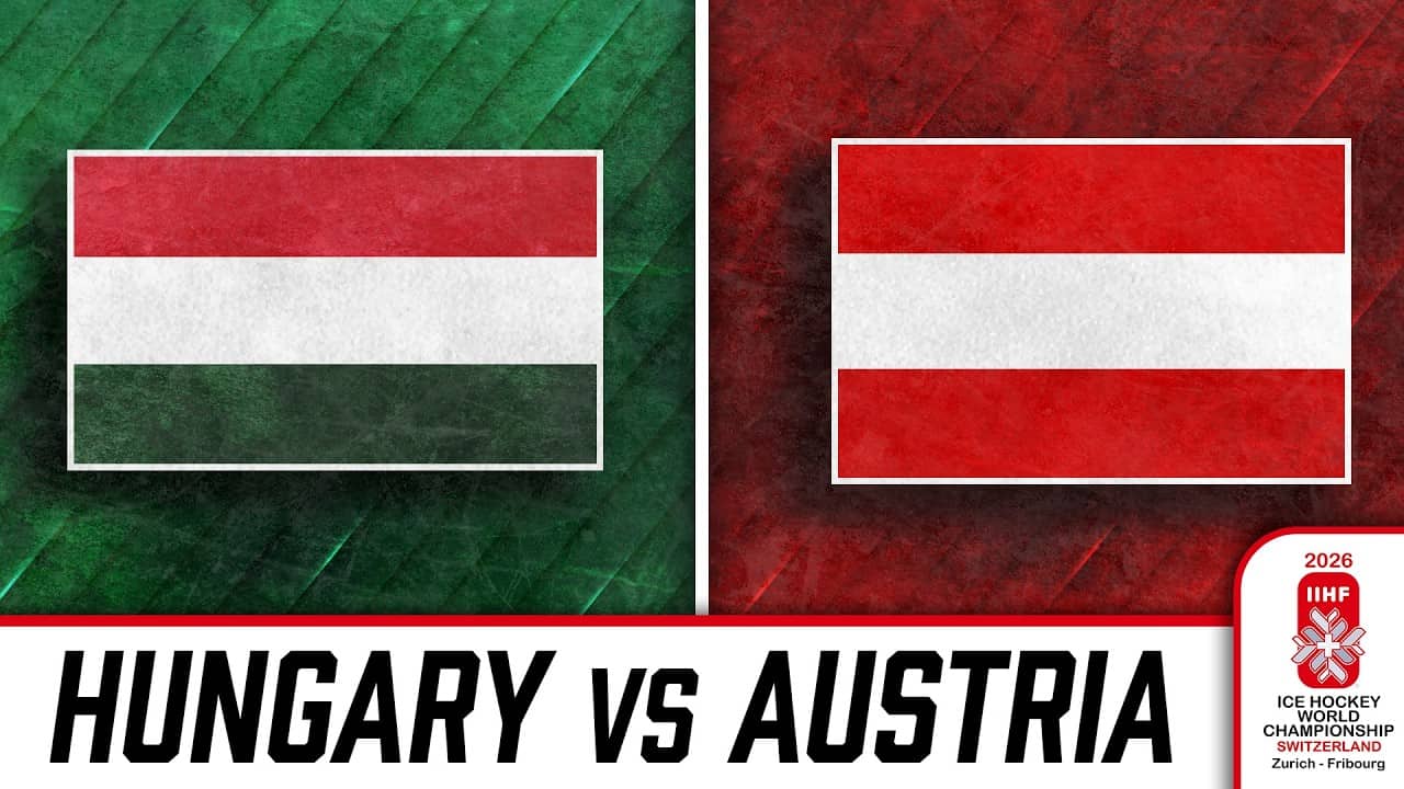 Watch Hungary vs Austria at the 2026 IIHF World Championship 🏒