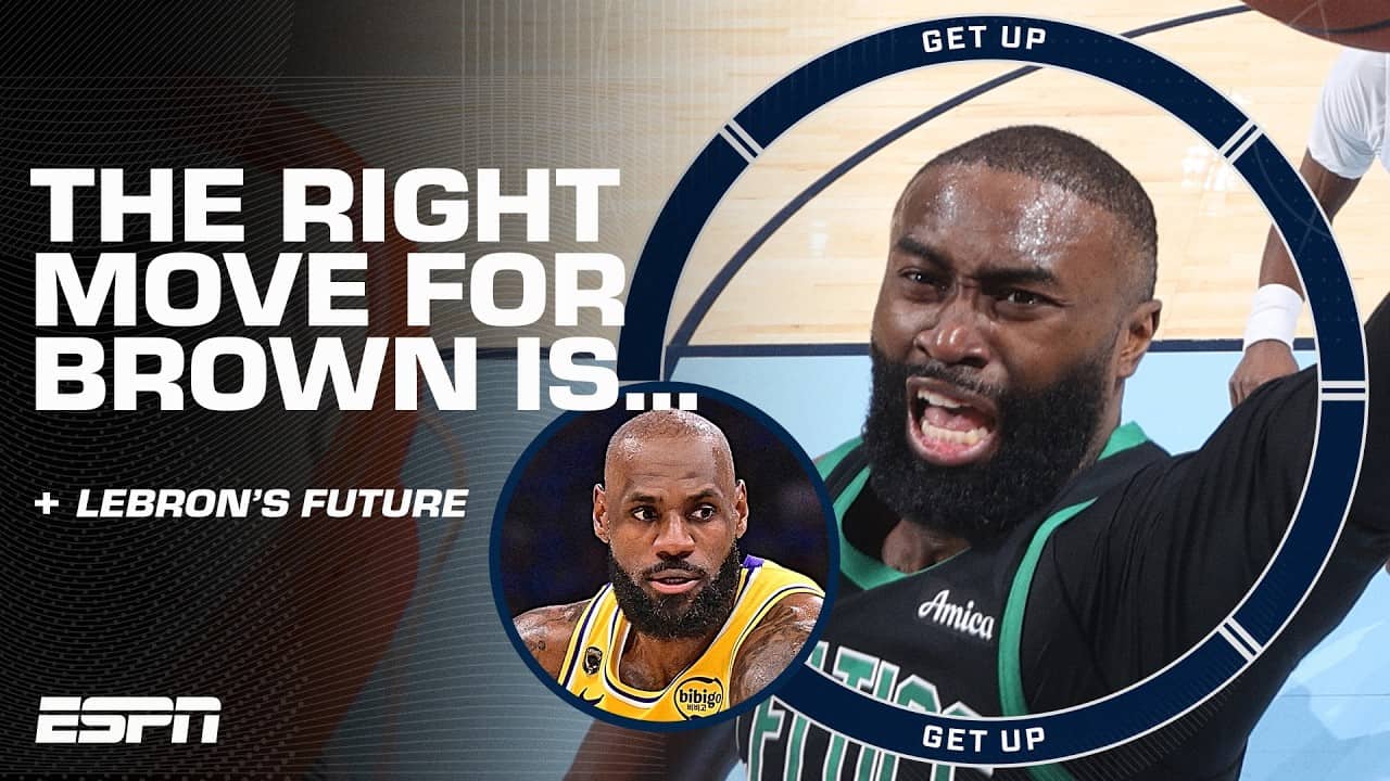 Where will Jaylen Brown end up?! Shams Charania weighs in 👀 | Get Up