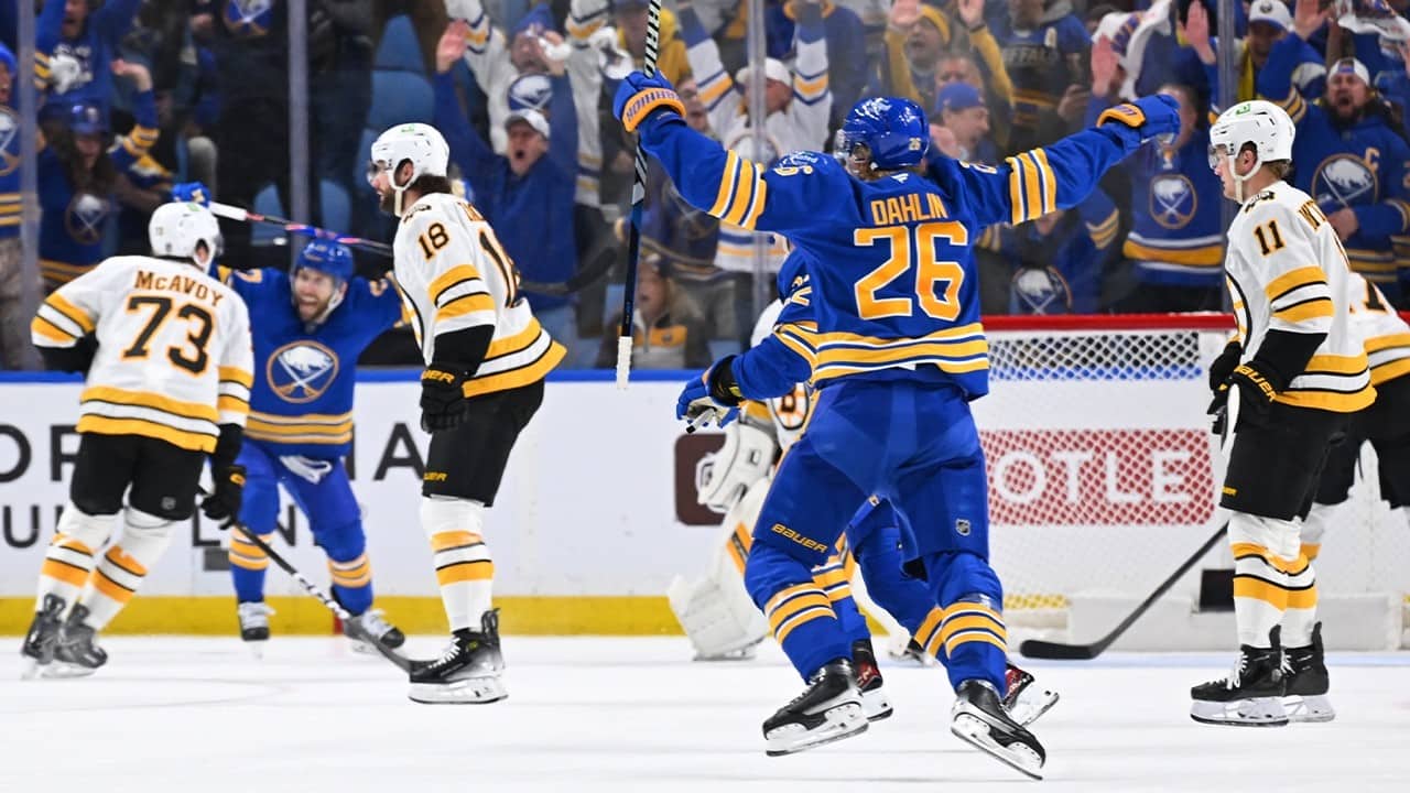 The drought is OVER! The Buffalo Sabres have their first playoff win in 15 YEARS!