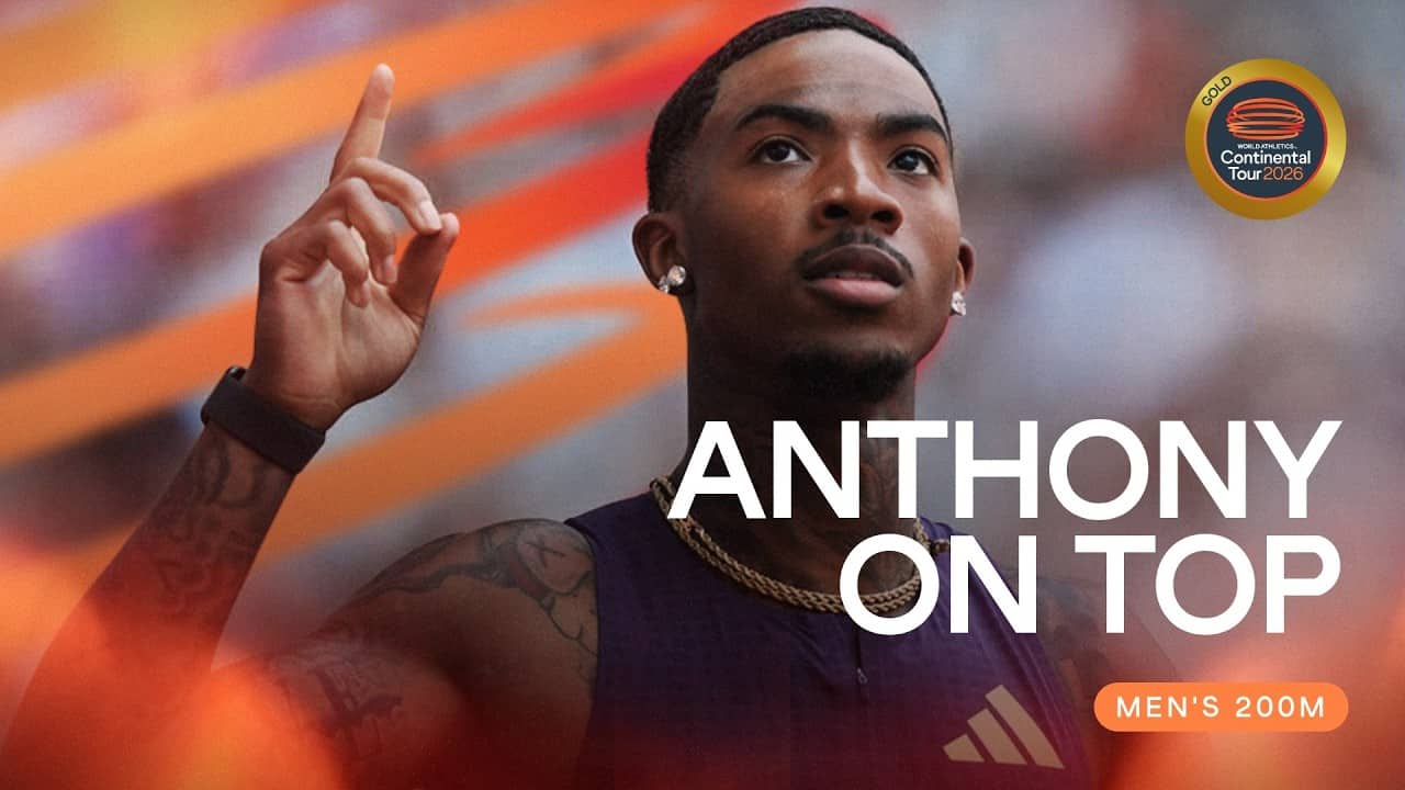 Jordan Anthony clocks smoothest 20.05 over 200m in Tokyo | Continental Tour Gold 26