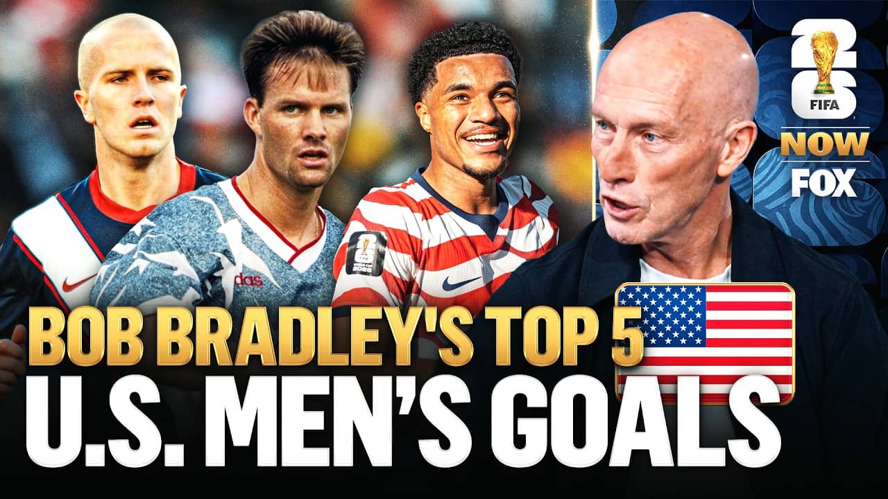 Bob Bradley unveils his Top 5 USA Men's Goals in FIFA World Cup History 🇺🇸⚽️
