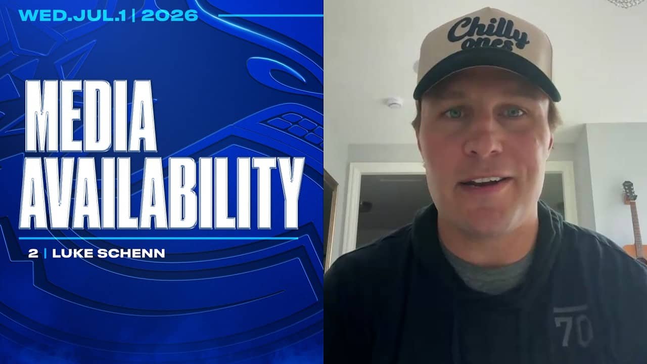 Luke Schenn after Signing with the Vancouver Canucks (Jul 1 2026)