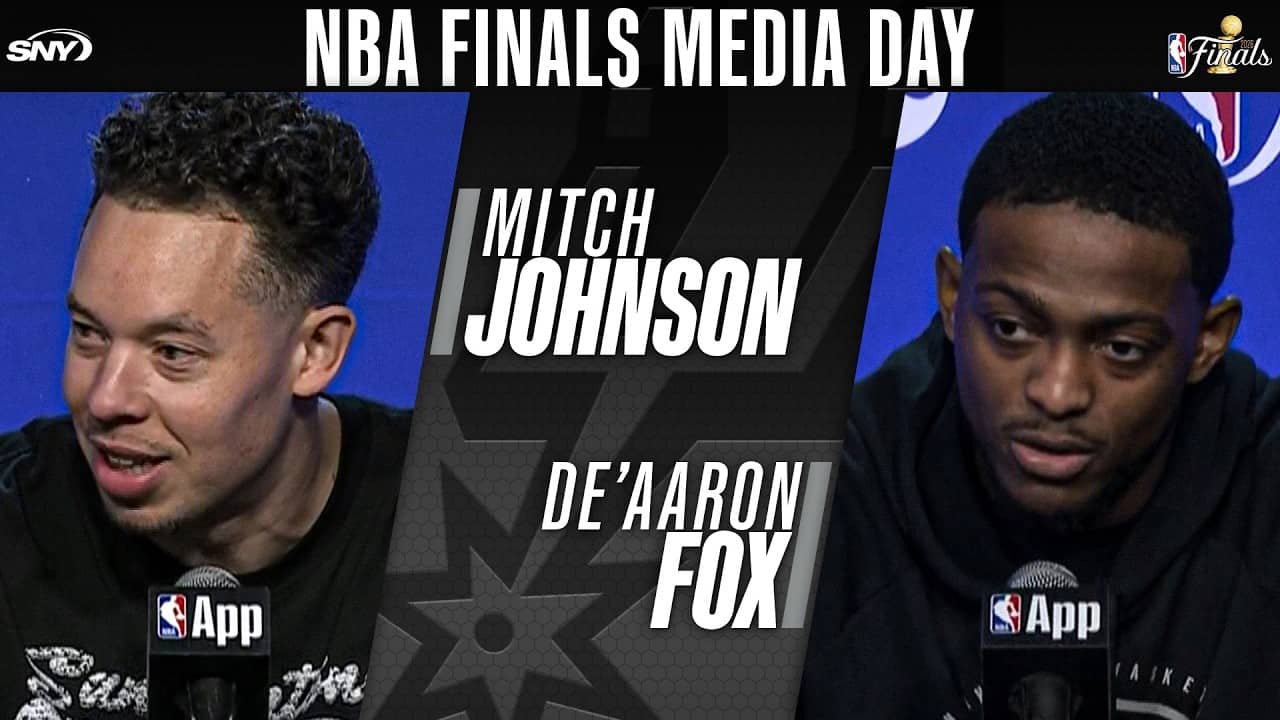 Mitch Johnson, De'Aaron Fox on Spurs' preparation for Knicks in NBA Finals