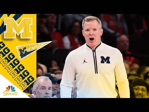 Michigan head coach Dusty May: Big Ten basketball 'continues to improve' | Big Ten on NBC Sports