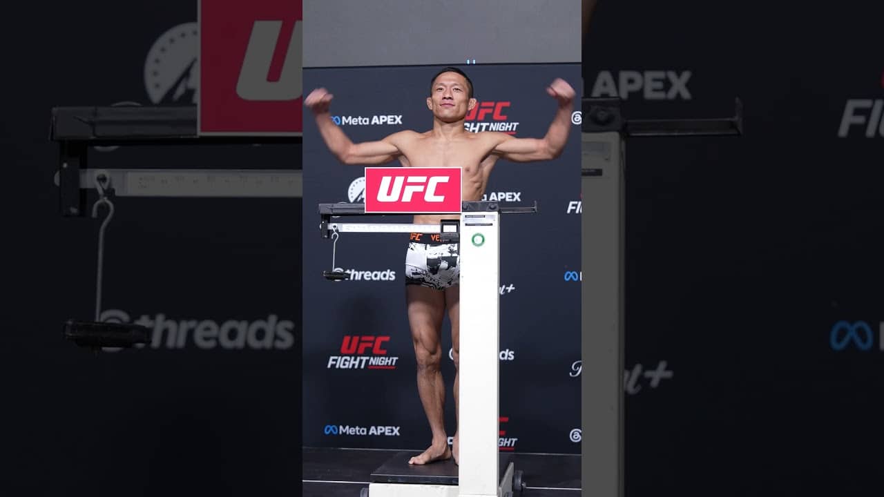 Kyoji Horiguchi has made weight #ufcvegas119