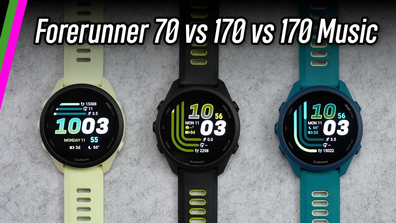Garmin Forerunner 70 vs 170 Comparison and Buyer’s Guide