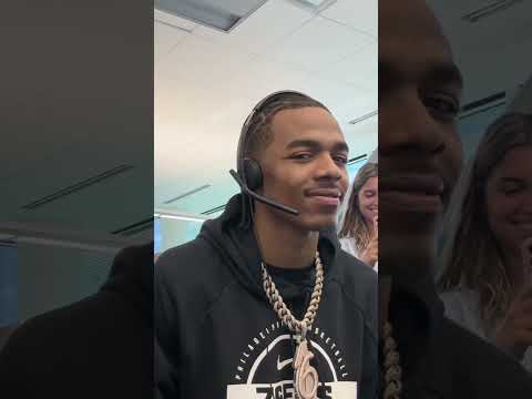 Labaron Philon Jr. Calls Sixers Season Ticket Members! #sixers #nba #philly #funny #basketball