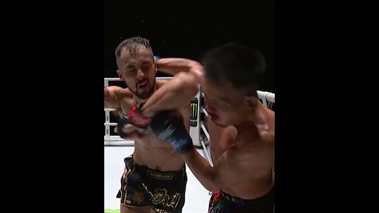 UNFAZED 🔥 When Jake Peacock collided with Kohei Shinjo at ONE Friday Fights 58!