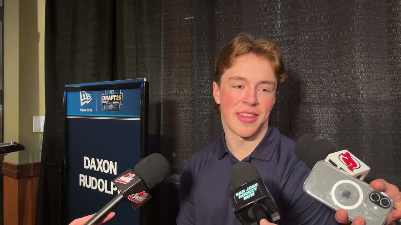 Rudolph on Combine Interview With Sharks, Who He Models His Game After