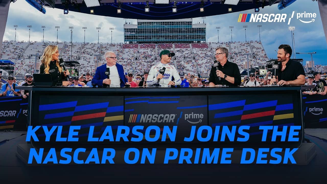 Kyle Larson visits the desk in Nashville | NASCAR on Prime