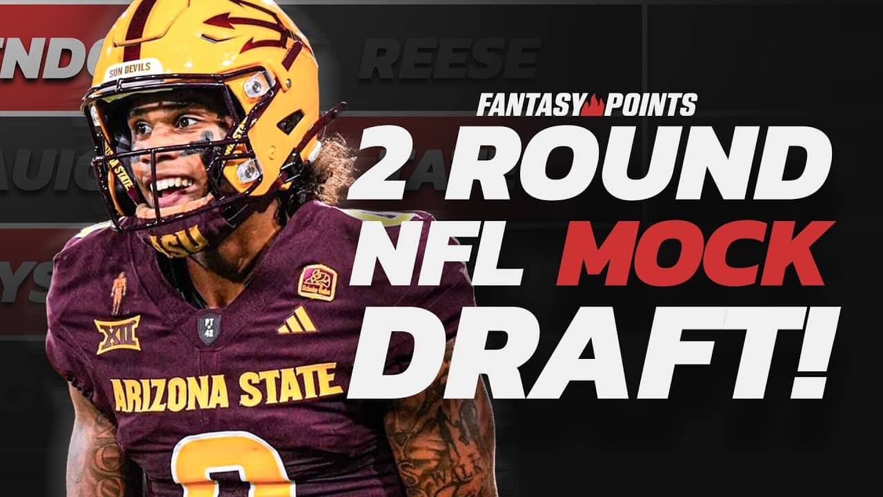 2026 NFL Mock Draft (FULL 2 Rounds) 🚨 LATEST UPDATED Values, RISERS & Fantasy Fallout