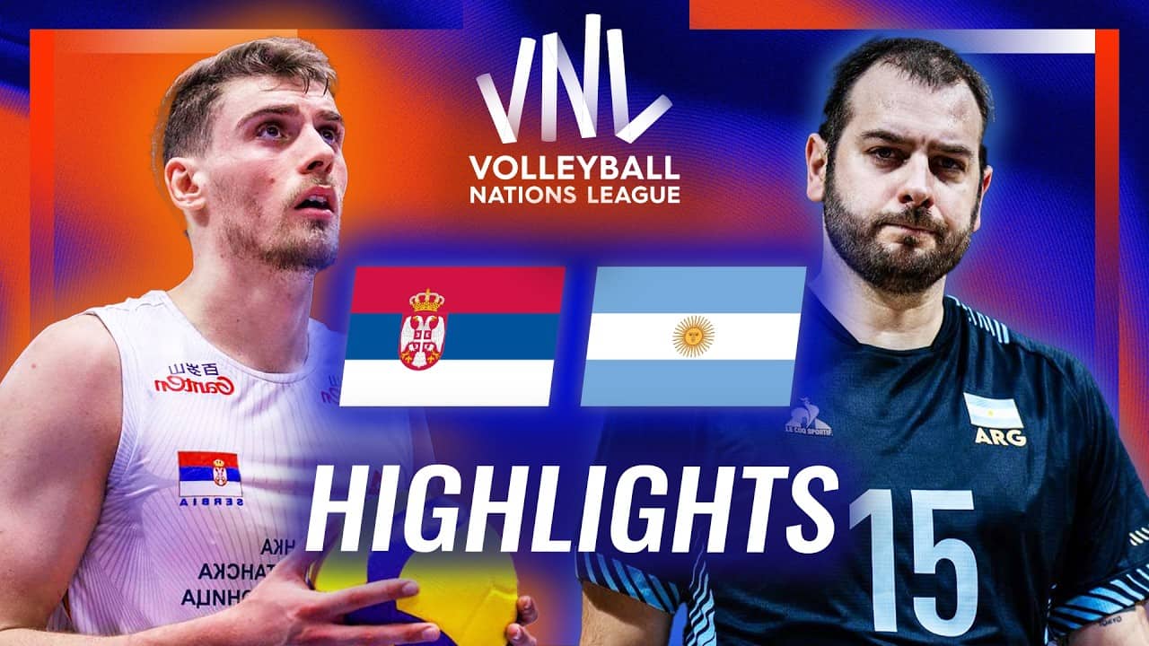Serbia 🇷🇸 vs. Argentina 🇦🇷 - Highlights | Week 1 | Men's VNL 2026