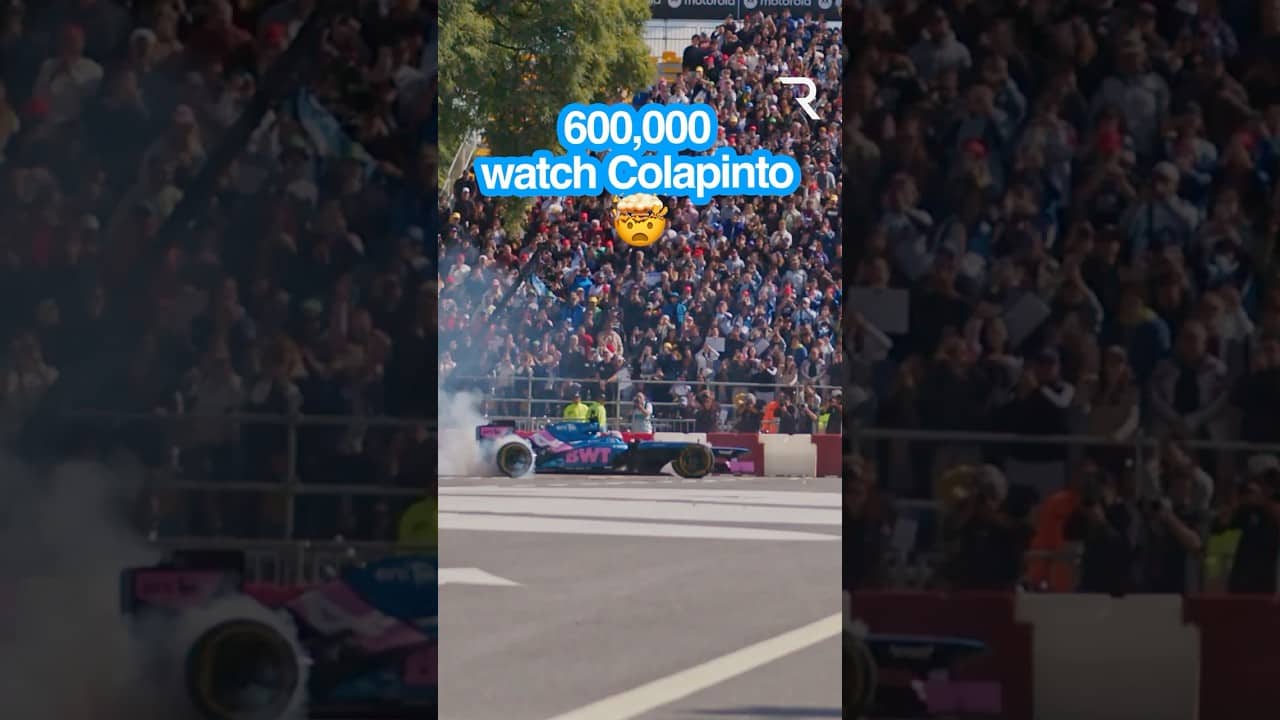 600,000 watch Colapinto in Argentina 🤯