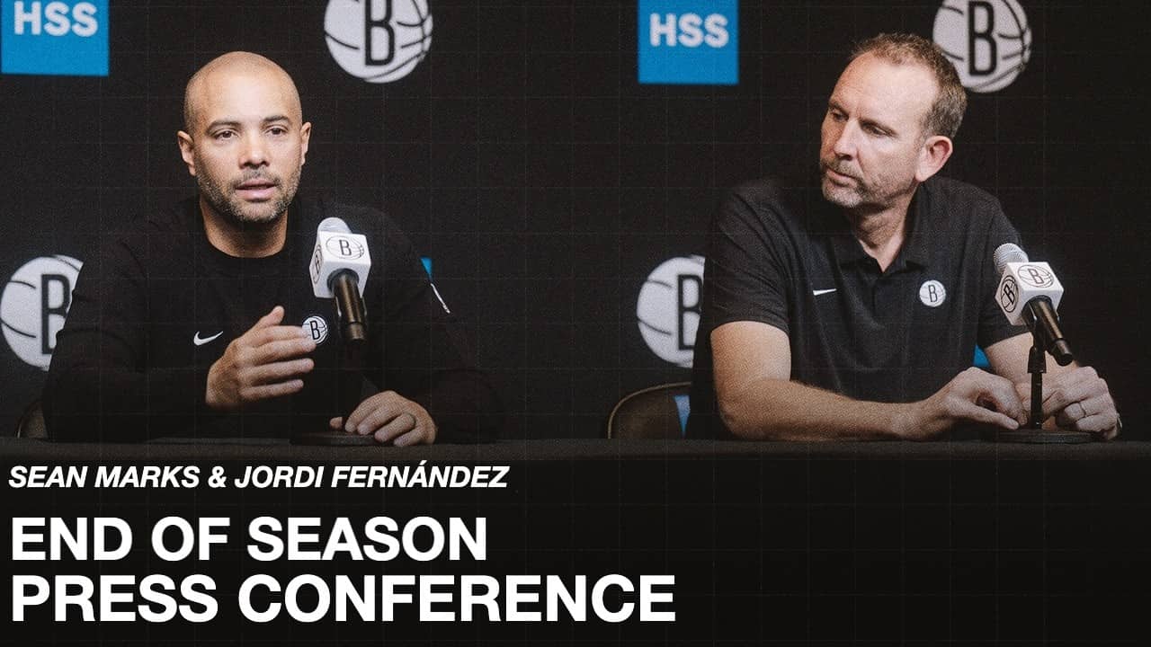 Sean Marks And Jordi Fernández End Of Season Press Conference