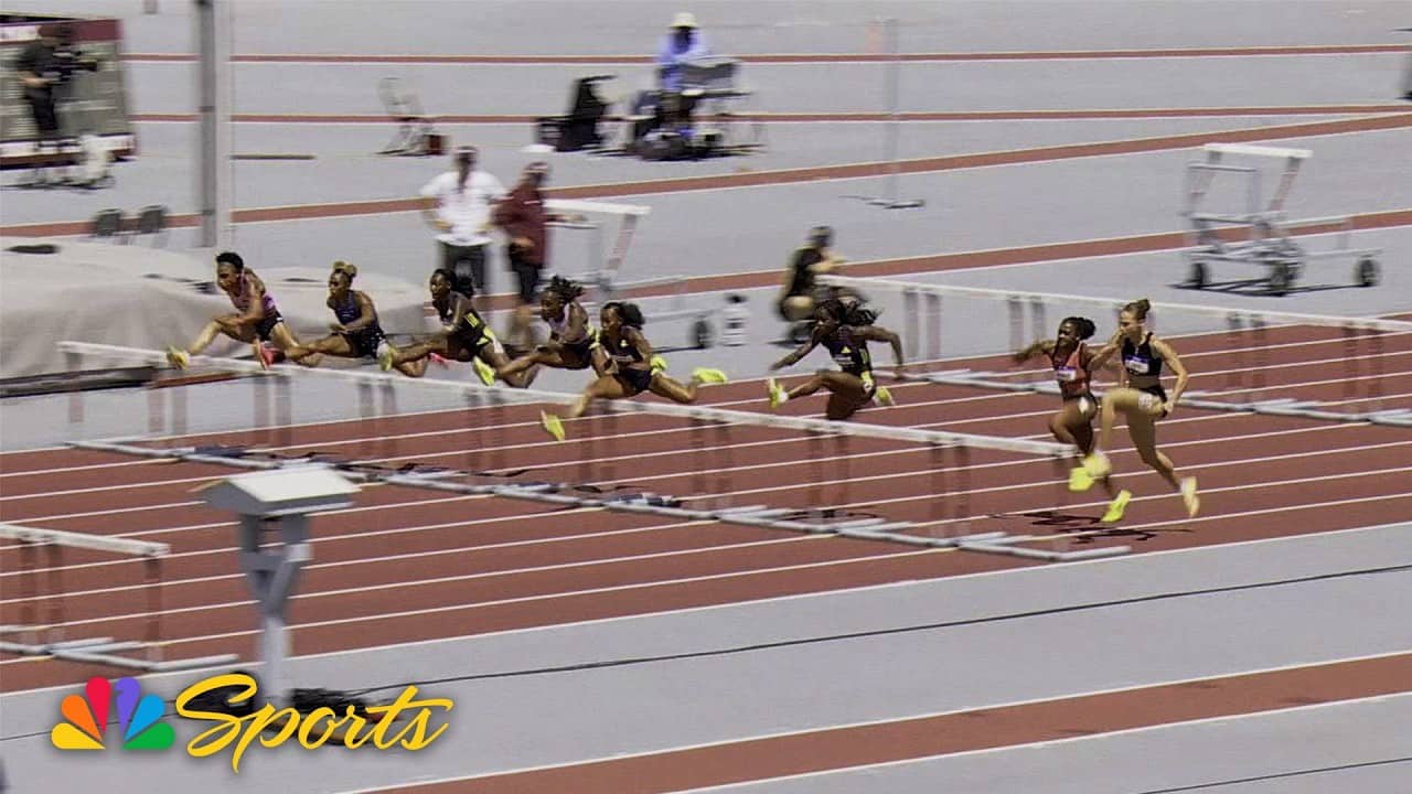 Demisha Roswell wins Lone Star Grand Prix women's 100m hurdles | NBC Sports