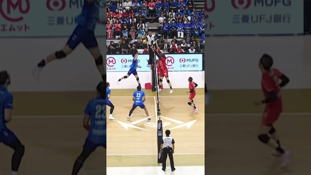 He launched a rocket 😳🚀 #volleyball #volleyballworld #attack #svleague #japan