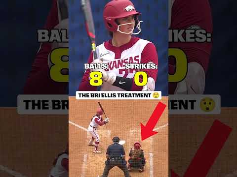 Bri Ellis only saw 1 strike the entire game. That was all she needed 🤯🔥