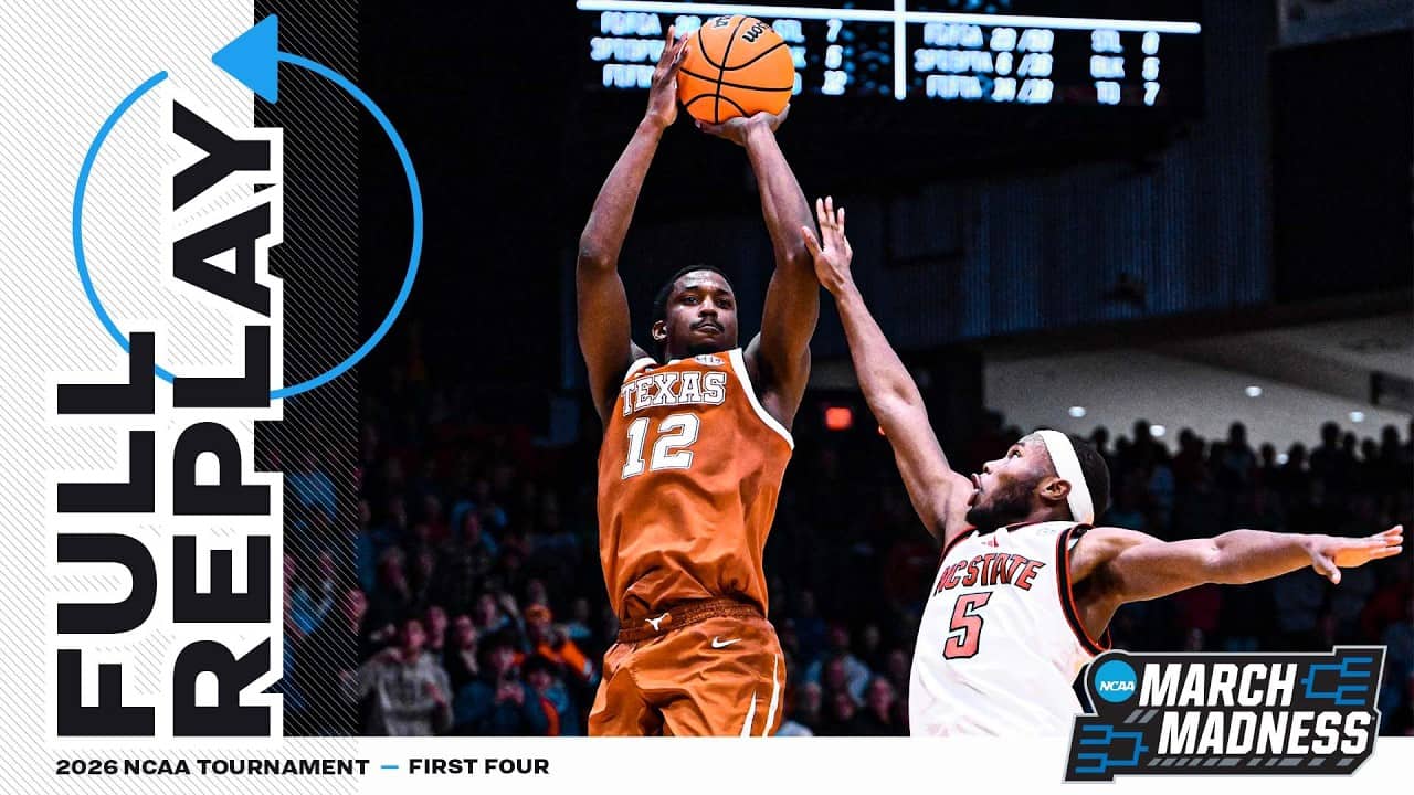 Texas vs. NC State: 2026 NCAA men's first four | FULL REPLAY
