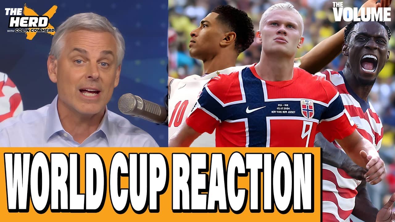 World Cup REACTION: Balogun, England-Mexico, USA-Belgium, Erling Haaland | Colin Cowherd: THE HERD