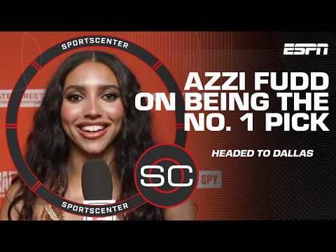 'I'm so grateful to be here' - Azzi Fudd on being drafted No. 1 by the Dallas Wings | SportsCenter