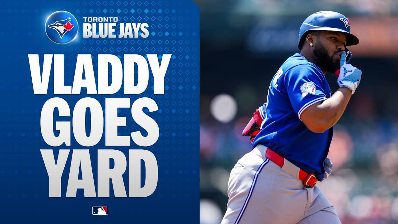 Vladimir Guerrero Jr. drills a solo homer in the 1st inning to open the scoring 💥 | MLB Highlights