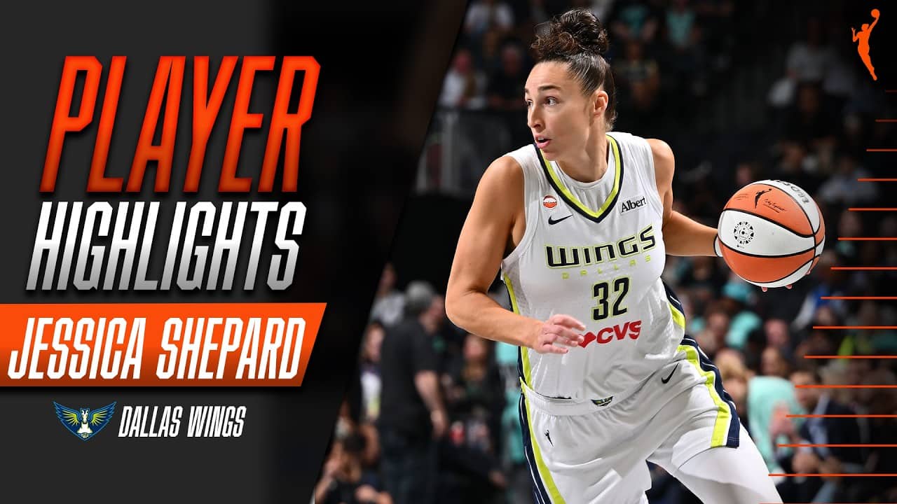 Jessica Shepard records fourth career tripe-double in Wings' win ⭐️