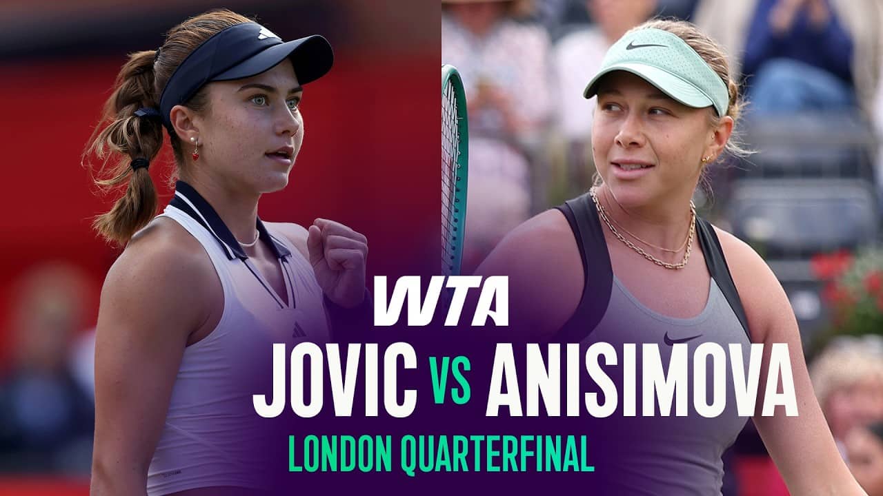 Iva Jovic vs. Amanda Anisimova | 2026 London Quarterfinal | WTA Match Highlights