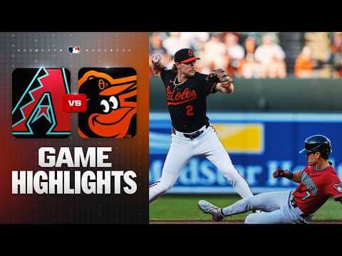 D-backs vs. Orioles Game Highlights (4/13/26) | MLB Highlights