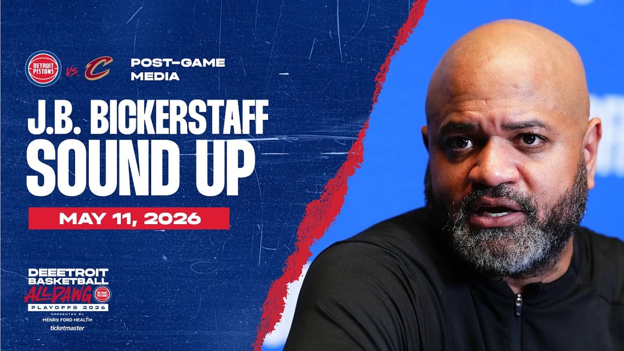 Round 2 Game 4: Post-Game Press Conference: J.B. Bickerstaff | Pistons vs. Cavs | 05.11.26
