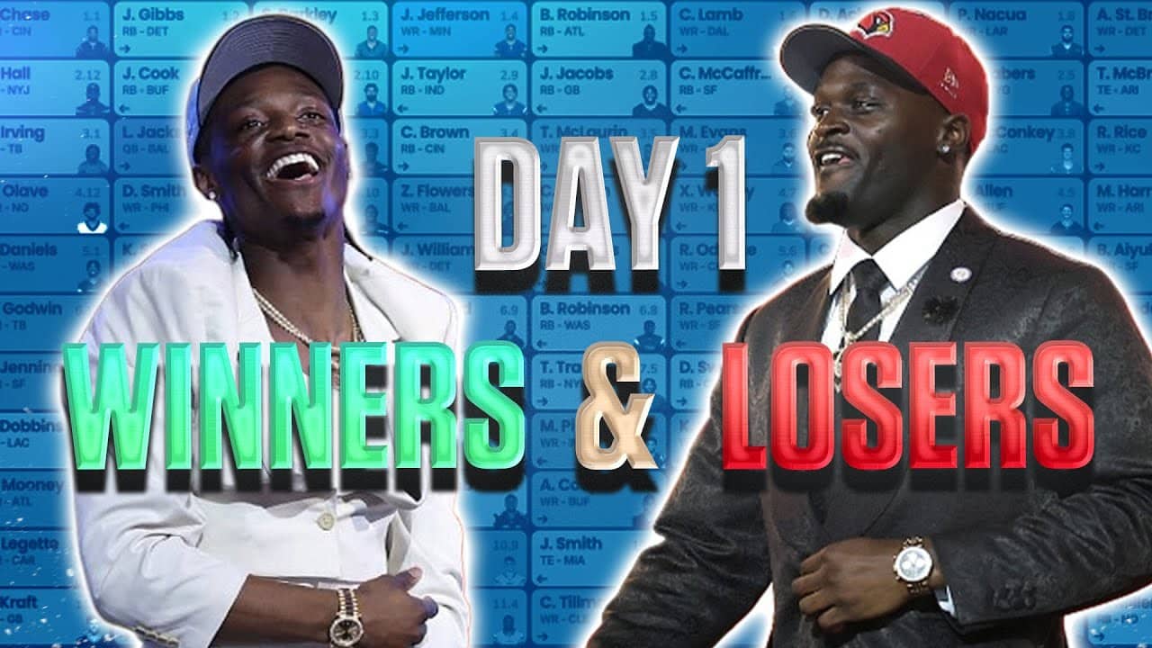 2026 NFL Draft Day 1 Recap: Biggest Winners/Losers, Best/Worst Picks | 2026 Fantasy Football Advice