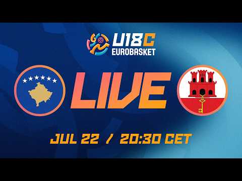 LIVE - Kosovo v Gibraltar | FIBA U18 EuroBasket 2026 Division C | Group Phase