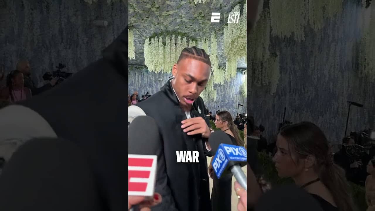 Justin Jefferson didn’t come to play at the #MetGala 🔥 (@thesportsish/TT)