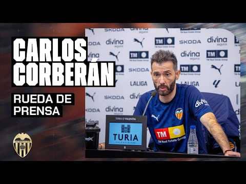 RUEDA DE PRENSA DE CARLOS CORBERÁN PREVIA AL VALENCIA CF - CELTA DE VIGO